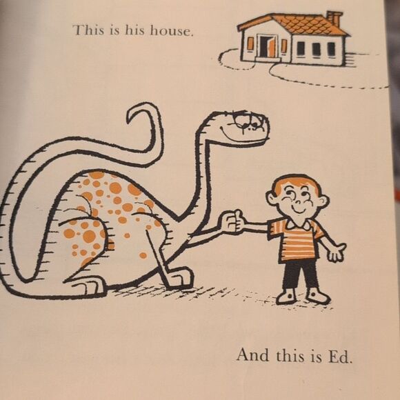 Vintage 60s Dinosaur Ben, The Rabbit, The Sandwich preschool books MCM - Picture 5 of 15